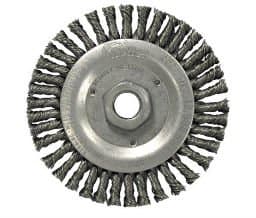 Weiler 4.5" Diameter High Performance Stringer Bead Brush for Wire Size .0200"