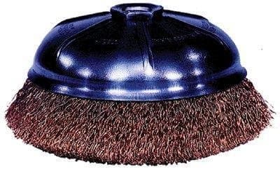 Weiler 3" Crimped Wire Cup Brush with .014 Bristle Diameter