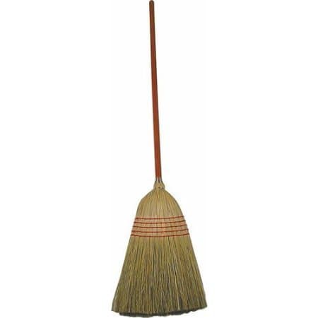 Anchor Straight Wooden Handle Corn/Sotol Warehouse Broom