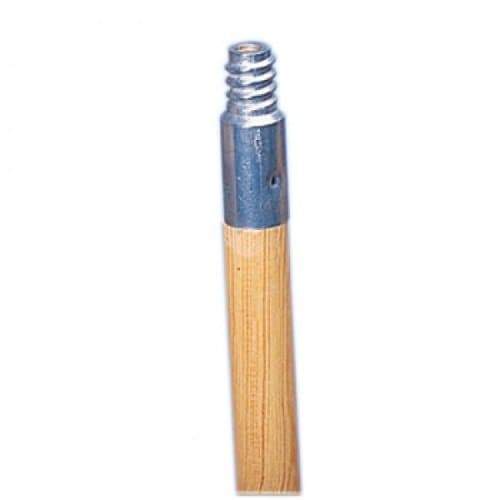 Boardwalk Metal Tip Threaded Hardwood Broom Handle