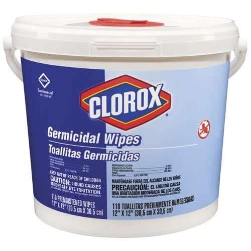 Clorox Clorox Germicidal Wipes in Container 12X12