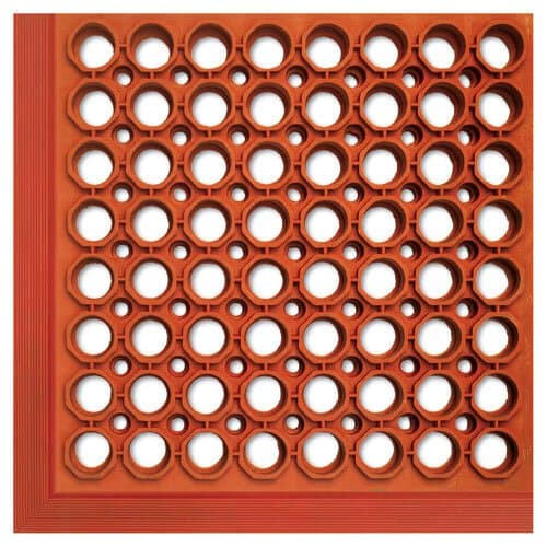 Crown Mats Safewalk-Light Terra Cotta Anti-Fatigue Drainage Mats 36X60X0.5