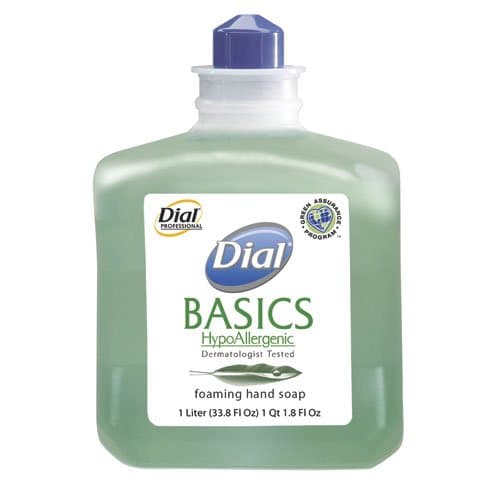 Dial Dial Basics HypoAllergenic Foam Lotion Soap 1 Liter Refill Bottle
