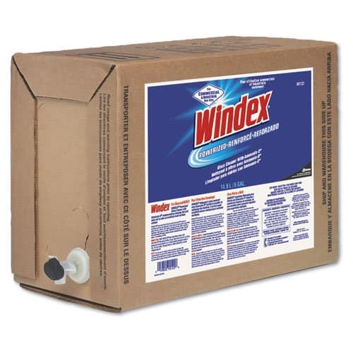 Diversey Windex Powerized Glass and Surface Cleaner 5 Gallon Bag-In-Box Dispenser