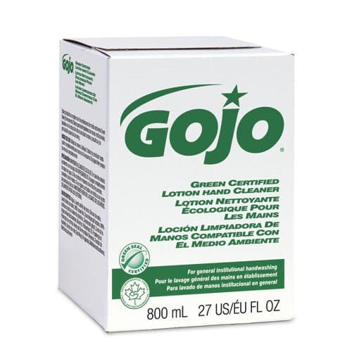 GOJO Bag-in-Box GreenSeal Certified Lotion Hand Cleaner 800 mL Refills