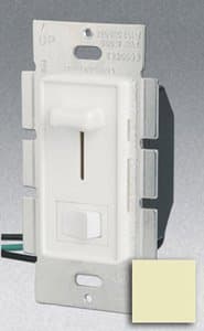 GP 3-Way 1000W Slide Dimmer w/ Rocker Switch, Ivory