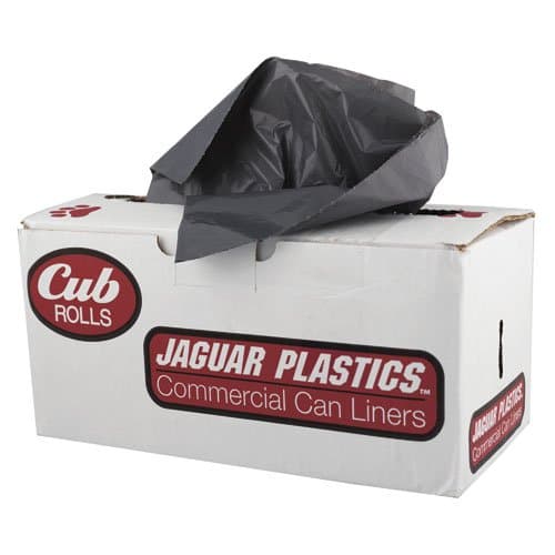 Jaguar Gray 60 Gal  "Cub" 1.3 mil Low-Density Can Liner