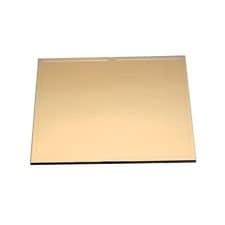 Best Welds 5 1/4" Shade No.10 Gold Coated Polycarbonate Filter Plate