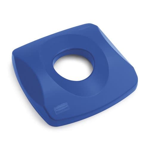 Rubbermaid Untouchable Blue Recycling Lid for 23 Gal Square Top Containers