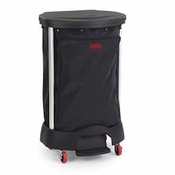 Rubbermaid Black Step-On Premium 30 Gal Linen Hamper Bag