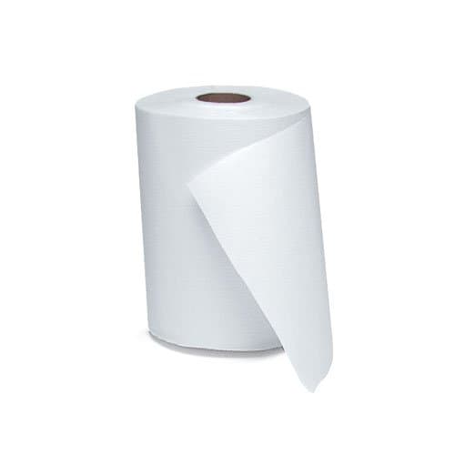 Windsoft White 1-Ply Nonperforated Hardwound Roll Towels, 6.5 in. Diameter