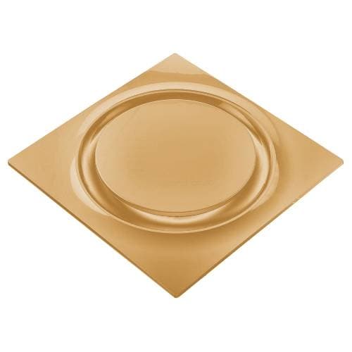 Aero Pure 18W Quiet Bathroom Fan, Round Grille, 80 CFM, Satin Gold