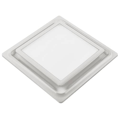 Aero Pure 25.6W Quiet Bathroom Fan, 110 CFM, W/ LED Light, 3000k, Satin Nickel