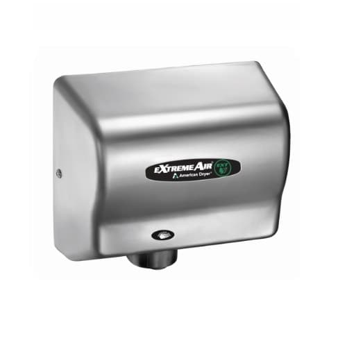 American Dryer 500W eXtremeAir EXT High-Speed Hand Dryer, 100-240V, Stainless Steel