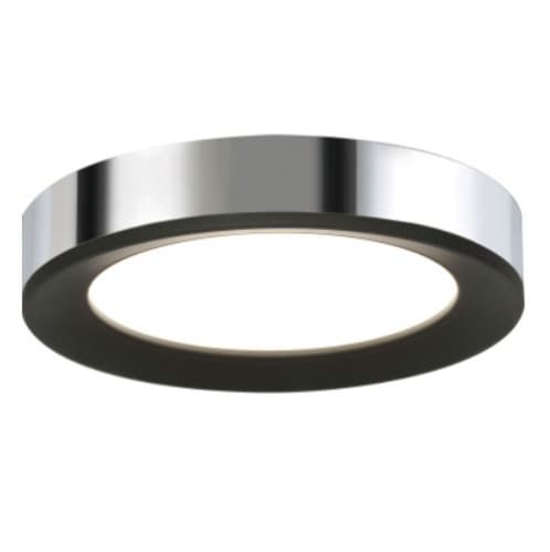 AFX 17.5W LED Alta Flush Mount, 120V, 3000K, Black/Chrome