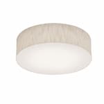 AFX 18W LED Anton Flush Mount, 1400 lm, 120V-277V, Selectable CCT, Jute