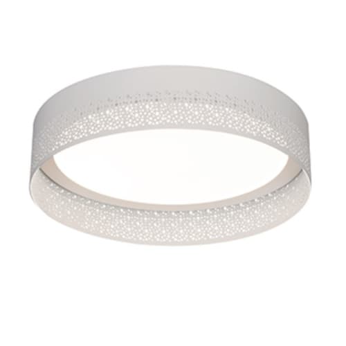 AFX 17.5W LED Ash Flush Mount, 1400 lm, 120V, 3000K, White