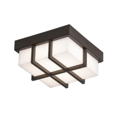 AFX 21W LED Avenue Outdoor Flush Mount, 120V-277V, Selectable CCT, Bronze