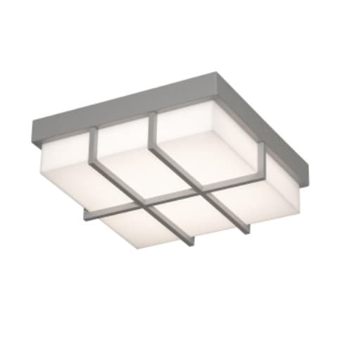 AFX 29W LED Avenue Outdoor Flush Mount, 120V-277V, Selectable CCT, Gray