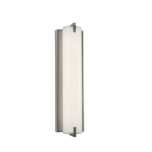 AFX 16-in 15W Axel Wall Sconce, 1200 lm, 120V-277V, CCT Select, Nickel