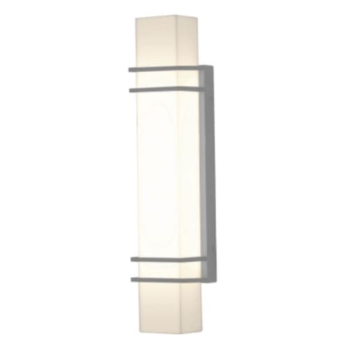 AFX 28W LED Blaine Outdoor Wall Sconce, 120V-277V, 3000K, Textured Gray