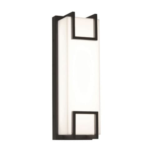 AFX 19W LED Beaumont Outdoor Wall Sconce w/ PC, 120V-277V, 3000K, Bronze