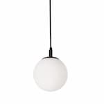 AFX 11-in 60W LED Loretto Pendant Light, 1-Light, E26, 120V, Black