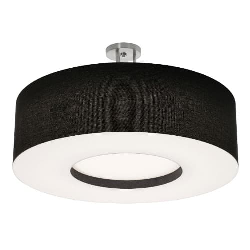 AFX 30-in 25W Montclair Semi Flush Mount, 4-Light, E26, 120V, Black