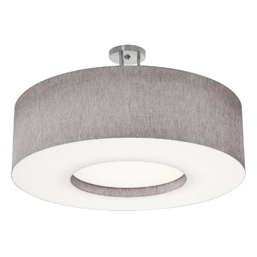 AFX 30-in 25W Montclair Semi Flush Mount, 4-Light, E26, 120V, Gray