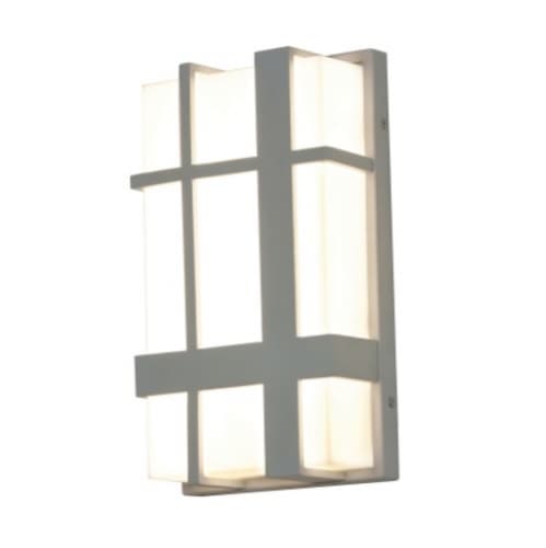 AFX 24W LED Max Outdoor Wall Sconce w/ Photocell, 120V-277V, 3000K, Gray