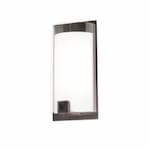 AFX 12-in 17W LED Nolan Wall Sconce, 120V-277V, Selectable CCT, Bronze