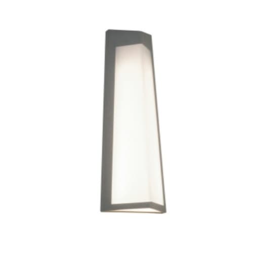 AFX 28W LED Pasadena Outdoor Sconce, 120V-277V, Selectable CCT, Gray