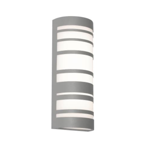 AFX 28W LED Stack Outdoor Wall Sconce, 120V-277V, Selectable CCT, Gray