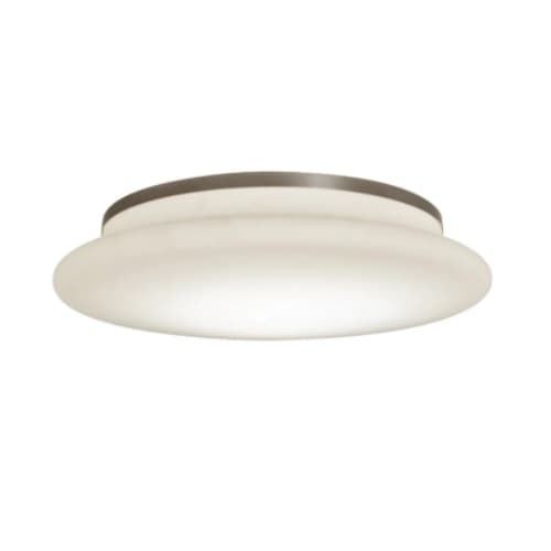 AFX 30W LED Sutton Flush Mount, 120V-277V, Selectable CCT, Satin Nickel