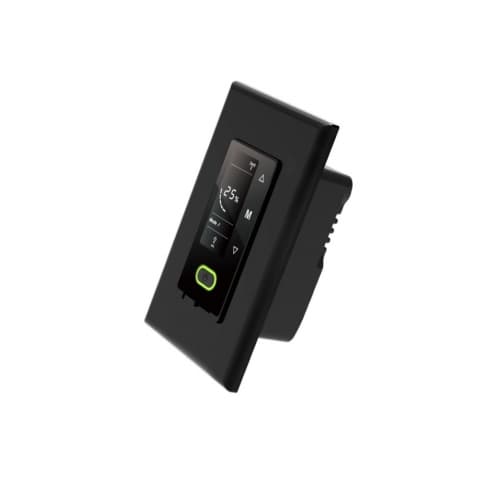 Aida 300W Touch Dimmer w/ Wall Plate, 120V, Black