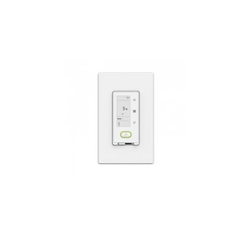 Aida 300W Touch Dimmer w/ Wall Plate, 120V, White