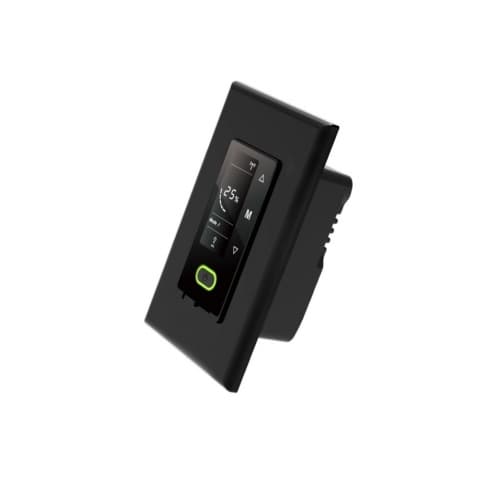 Aida 300W Touch Dimmer w/ Wall Plate, WiFi Control, 120V, Black
