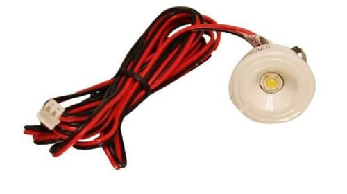 American Lighting White 1.25W LED Bullet Series LED Swivel Puck Light 3000K