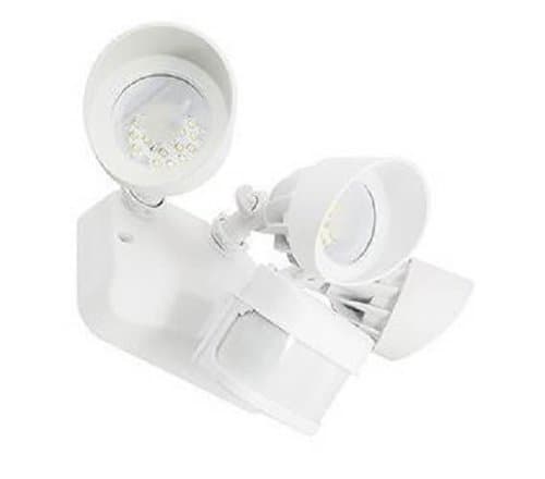 American Lighting 36W LED Security Light w/ Motion Sensor, Triple, 2025 lm, 100V-240V, 3000K, White