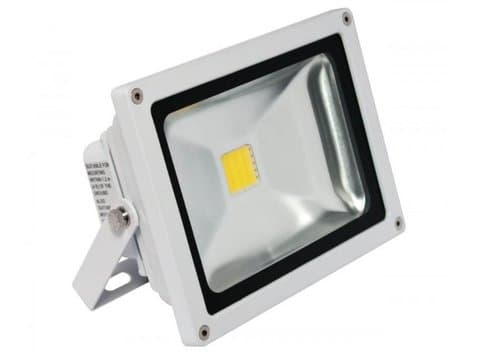 American Lighting 4500K 20W 100-277V Panorama Pro COB LED Floodlight, White