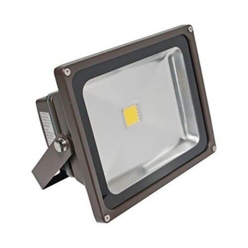 American Lighting 3000K 30W 100-277V Panorama Pro COB LED Floodlight, Dark Bronze