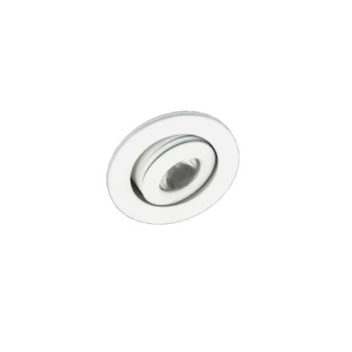 American Lighting 1.25W LED Mini Swivel Puck Light, Dimmable, 68 lm, 3000K, White