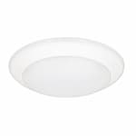 American Lighting 6-in 15W Quick Disc Surface Mount, 1050 lm, 120V, Selectable CCT, WHT
