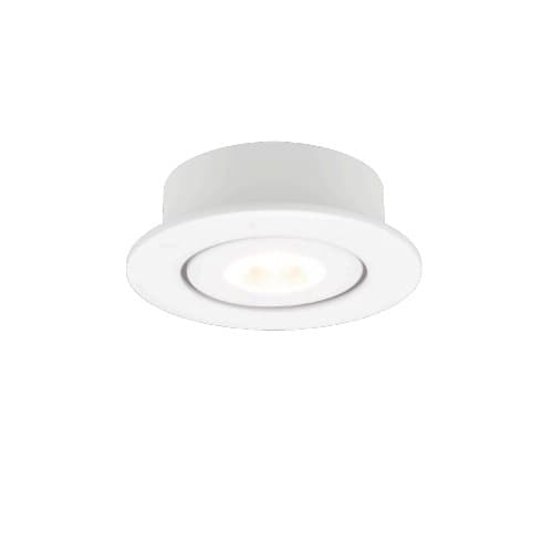 American Lighting 1W RMS Swivel Mini LED Recessed Spotlight, Dimmable, 75 lm, 12V, 3000K, White