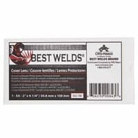 Best Welds Cover Lens, 2" x 4.25", Clear 