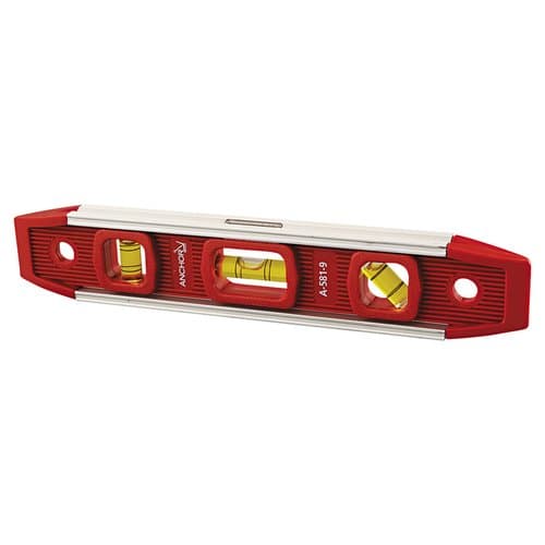 Anchor 9" Magnetic Aluminum I-Beam Torpedo Level