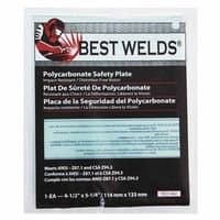 Best Welds 4" X 5" Clear Polycarbonate Safety Anchor Plates