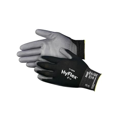 Ansell Palm-Coated Glove, Size 6, Black