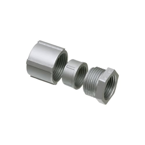 Arlington Industries 1/2-in 3-Piece Coupling, Zinc Die-Cast