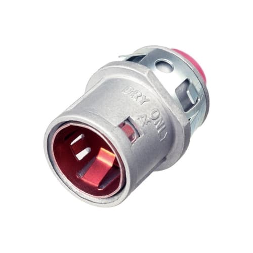 Arlington Industries 3/8-in Snap2It Connector, Single, Insulated, .485 - .612